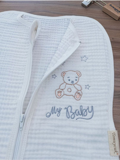 SteweHome Babydecke Wickeltücher für Kinderzimmer Baumwoll Weiß 100x100cm
