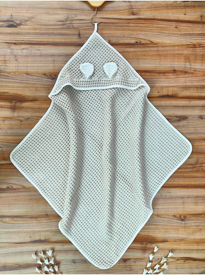SteweHome SteweHome Babydecke Wickeltücher für Kinderzimmer Piqué Braune 100x90cm