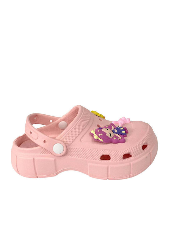 Kids Beach Clogs Pink