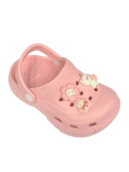 Kids Beach Clogs Pink