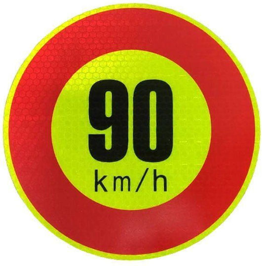 Autocolant Limit Viteză 90 Km H Sticker Limit