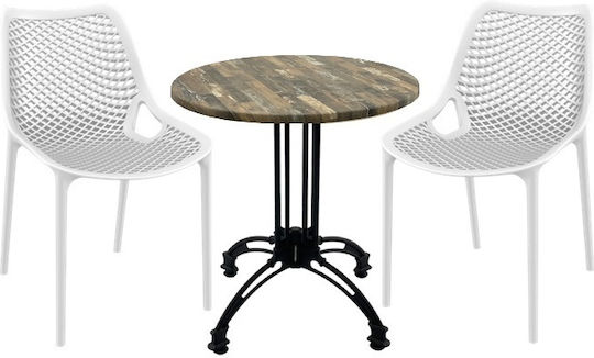 Set Sala De Mese 3 Piese Maple Set Sala De Mese 3 Piese Maple