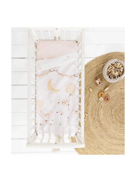 Nima Baby Sheets Cradle Cotton Little Pink 70x110cm 2 Pieces