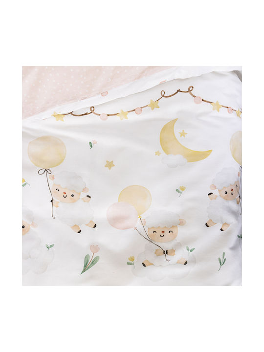 Nima Baby Sheets Cradle Cotton Little Pink 70x110cm 2 Pieces