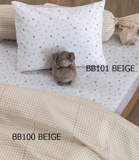 Baby Bettlaken Für Wiege 80x110 Bb100 Beige