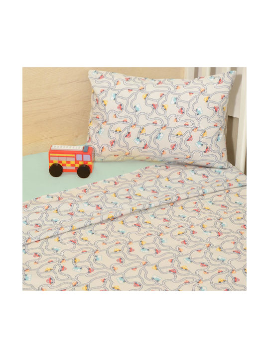 Baby Oliver Seturi de cearșafuri pentru bebeluși Pentru Cradle Bumbac Multicolore 110x160buc 3buc