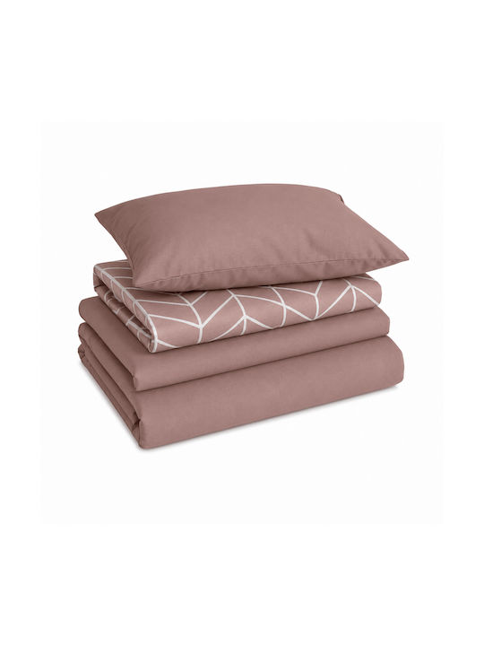 Astron Italy Alpis Baby Sheets Set Crib Cotton Pink 120x160cm 3pcs