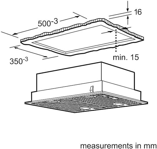 Neff Kitchen Vent Hood Absorption Mechanism 53cm Inox with Wi-Fi