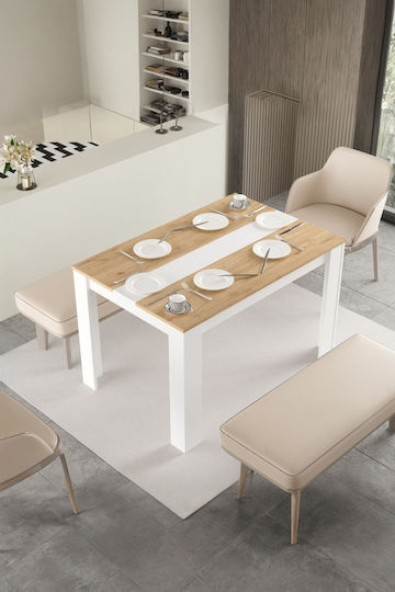 Dining Room Table Wooden Scandinavian 120x80x73.8cm