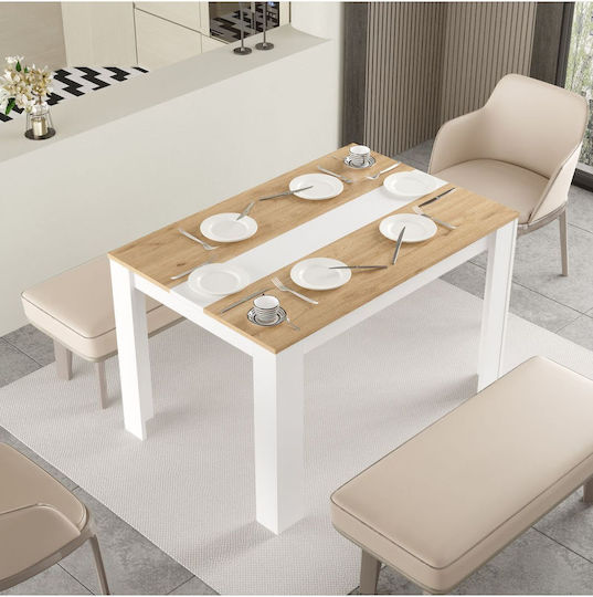 Dining Room Table Wooden Scandinavian 120x80x73.8cm