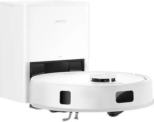 Mova E20S Pro Plus Σκούπα Ρομπότ με Χαρτογράφηση Laser & Απορρόφηση 5000Pa Λευκή