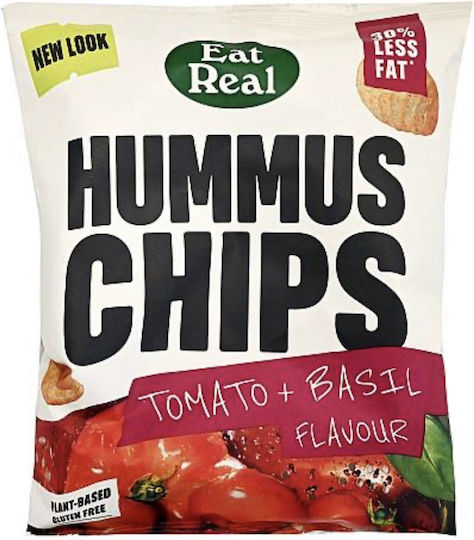 Hummus Chips Tomate & Basilikum Eat Real 110g