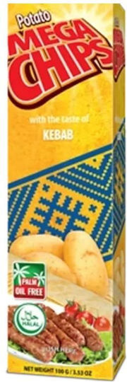 Mega Potato Chips Taste Chicken 50gr