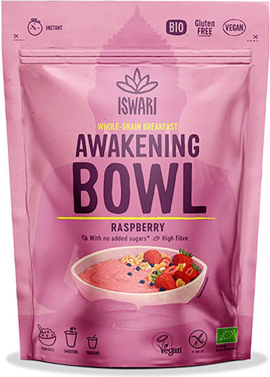 Iswari Bio Fulgi de Hrișcă Awakening Bowl Σμέουρα 360gr 1buc