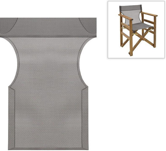 Scaun de regizor profesional din material perforat, culoare taupe, Megapap Gp011-0015