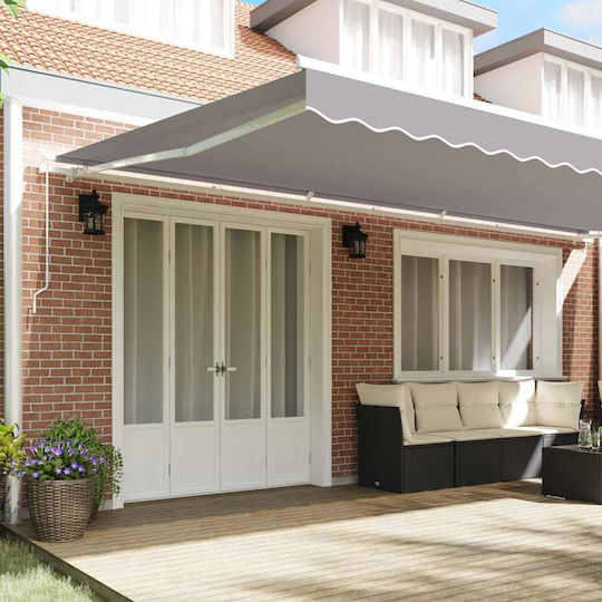 vidaXL Awning fabric Gray 3.5x6m