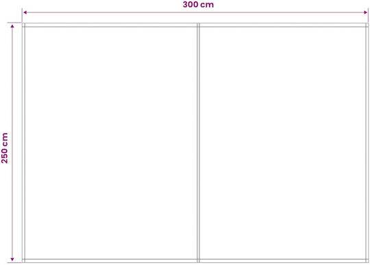 vidaXL Τεντόπανο Μπεζ με Επίστρωση PU 2.5x3m