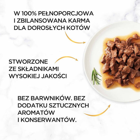 Gourmet Hrana Pentru Pisici Bătrâne Cu Carne De Vită 85gr