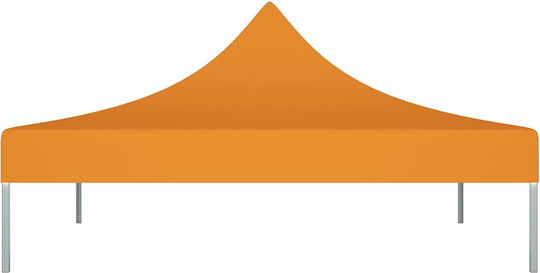 vidaXL Square Cover for Kiosk Orange with PVC Coating 3x3m 270gr/m²
