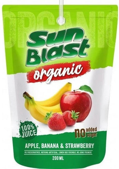 Sun Blast Χυμός Φράουλα 200ml