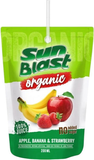 Sun Blast Χυμός Φράουλα 200ml