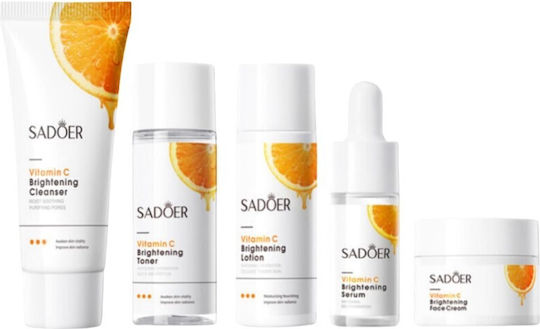 Sadoer Travel Set for Moisturizing & Brightening 5pcs