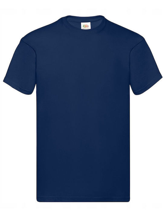 Fruit of the Loom Original Unisex Διαφημιστικό T-shirt Κοντομάνικο Navy Fruit of the Loom Original Unisex Διαφημιστικό T-shirt Κοντομάνικο Navy