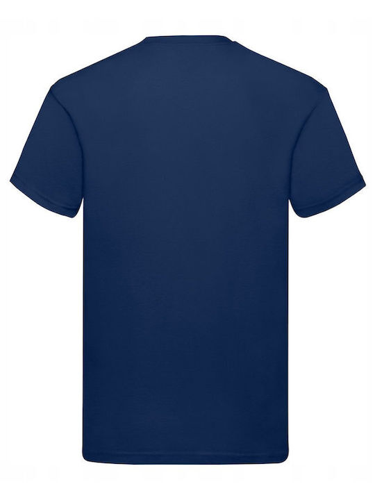 Fruit of the Loom Original Unisex Διαφημιστικό T-shirt Κοντομάνικο Navy
