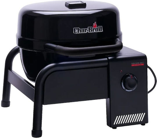 Char-Broil Tischplatte Elektrischer Grill mit Grill 1500W Edelstahl mit Deckel 38,4x38,4cm