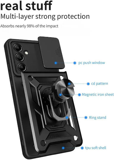 Defender Case Samsung Galaxy A15 4g A15 5g Black