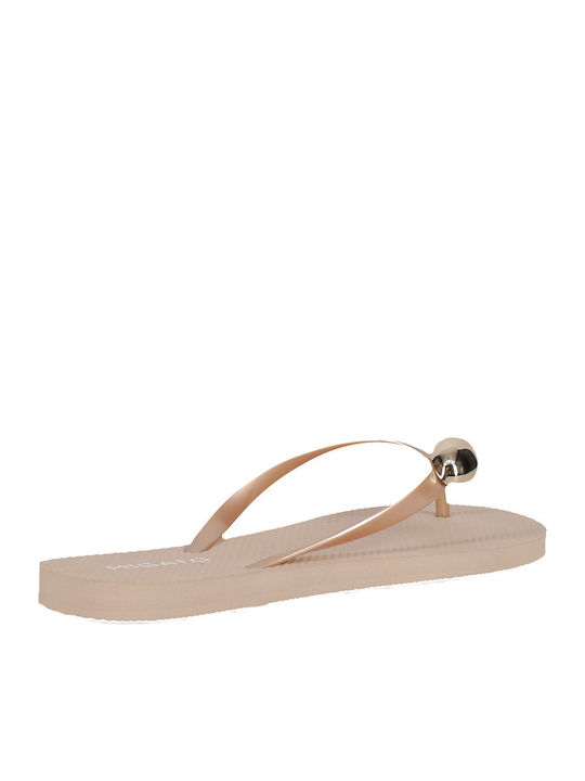Damen Zehentrenner in Beige Farbe