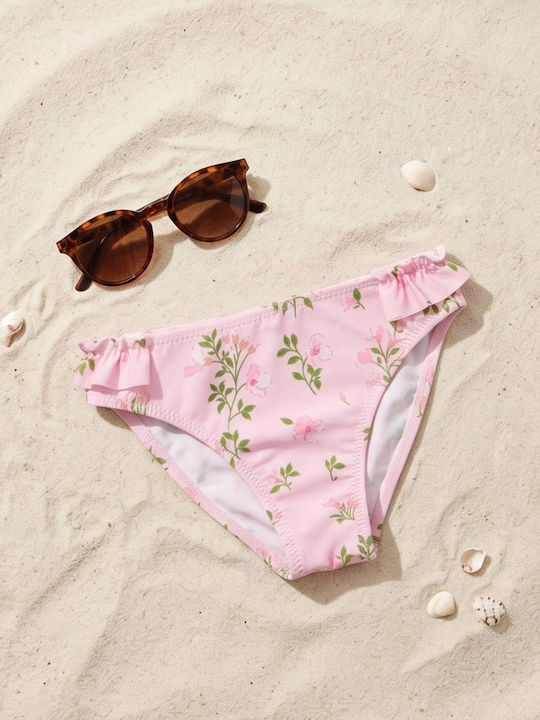 Crool Costum De Baie Pentru Copii Bikini Roz Flori