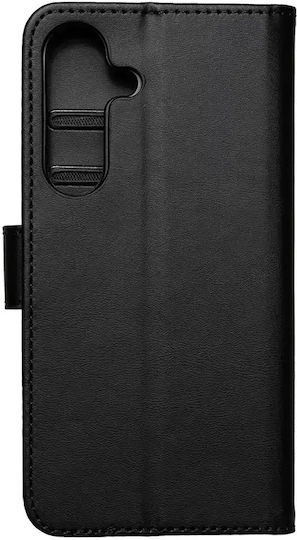 Leder Brieftasche Hülle Samsung Galaxy A70 Schwarz