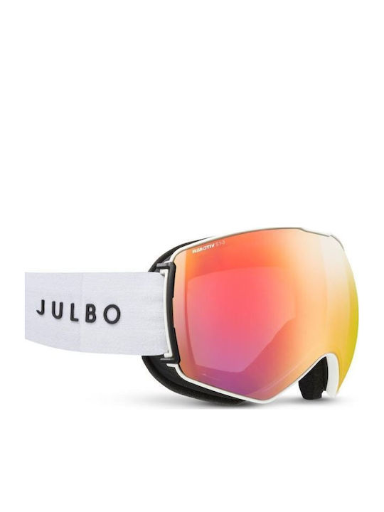 Julbo Μάσκα Σκι & Snowboard Ενηλίκων Λευκή με Φακό Φωτοχρωμικό σε Μαύρο Χρώμα
