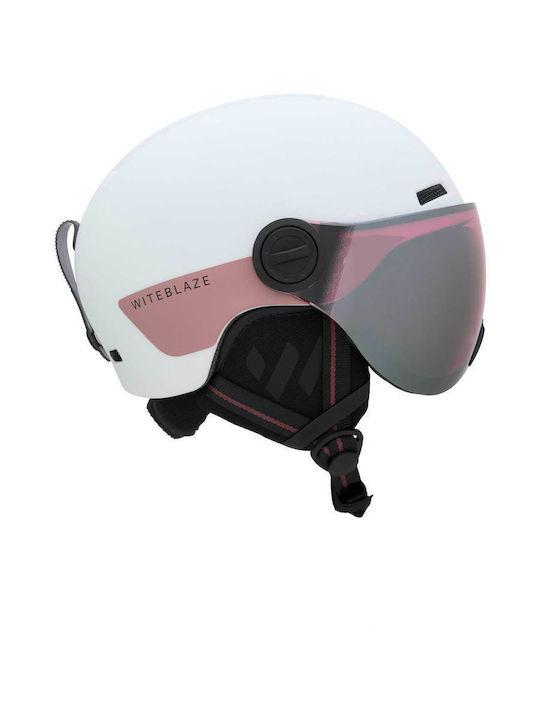 Witeblaze Kids Ski & Snowboard Helmet in White Colour