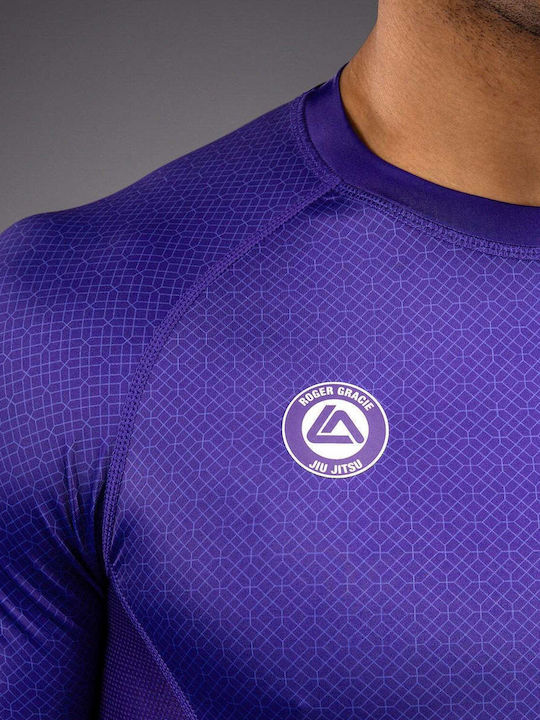 Venum Men's Short Sleeve Shirt VENUM-06052-008 for Jiu-Jitsu Purple