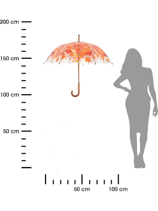 Esschert Design Kompakte Transparente Regenschirm