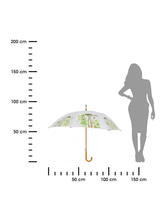 Esschert Design Kompakte Transparente Regenschirm