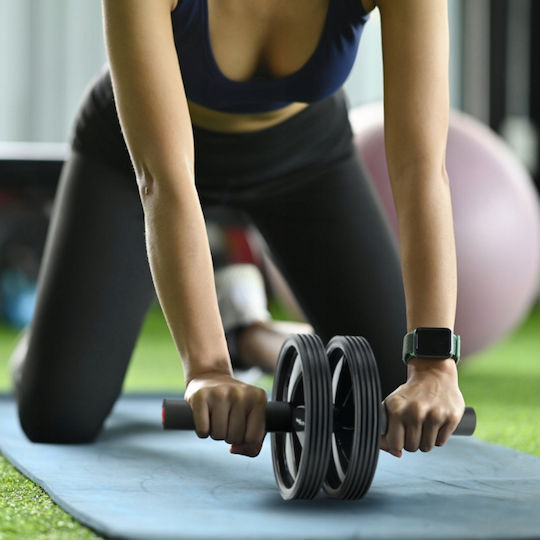 Roată Abdominală Pentru Exerciții Musculare + Saltea R01