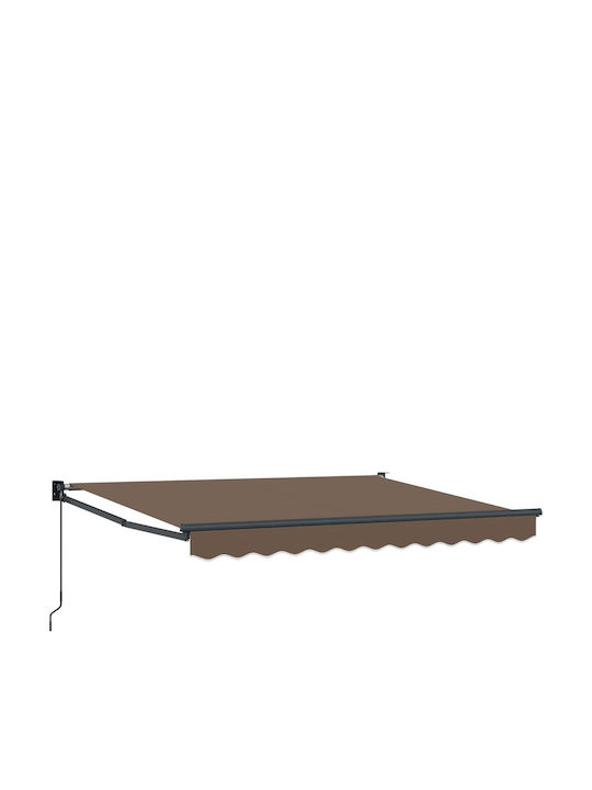 vidaXL Terrasse Zelt Braune 4x3m