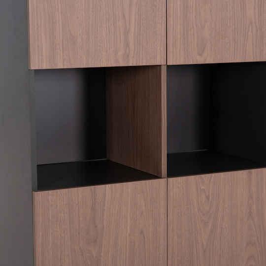 Етажерка Mavix Сив-орех 80x40x180см.