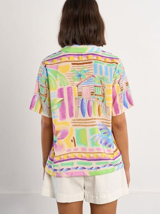 Langärmeliges Damenhemd Multicolor Maui