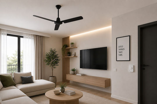 Gruppe NK56 Επαγγελματικός Ανεμιστήρας Οροφής 70W Διαμέτρου 142cm