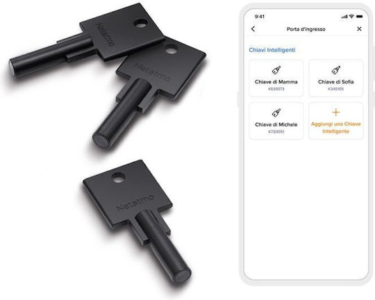 Netatmo Ndl-k3u Intelligentes Türschloss Schlüssel 3 Stück