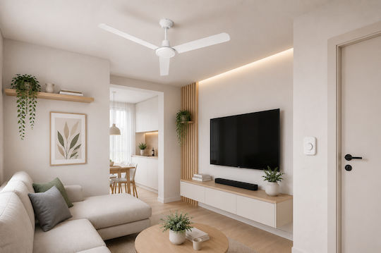 Gruppe NK56 Επαγγελματικός Ανεμιστήρας Οροφής 70W Διαμέτρου 142cm