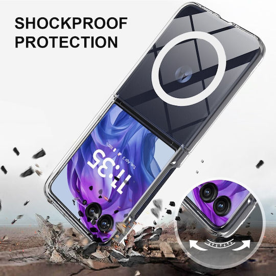 Magsafe TPU+Acrylic Hard Case Transparent Motorola Razr 50 Ultra 5G Razr 70 Plus 5G