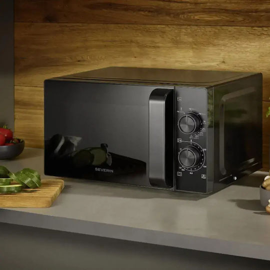 Severin Microwave Oven with Grill 20L Black
