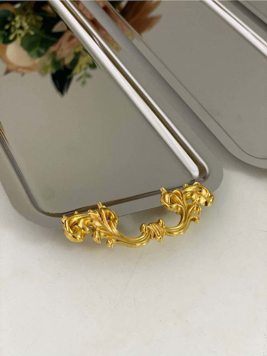 SteweHome Stainless Steel Serving Tray 3 Pieces