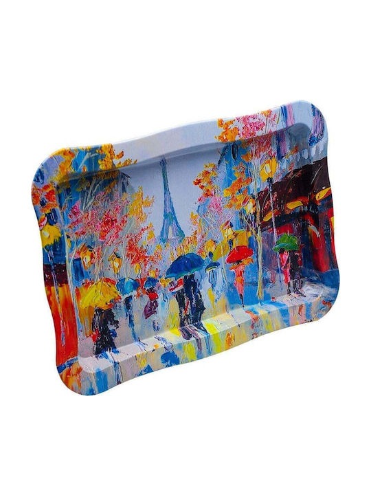 SteweHome Metallic Serving Tray 24x36cm