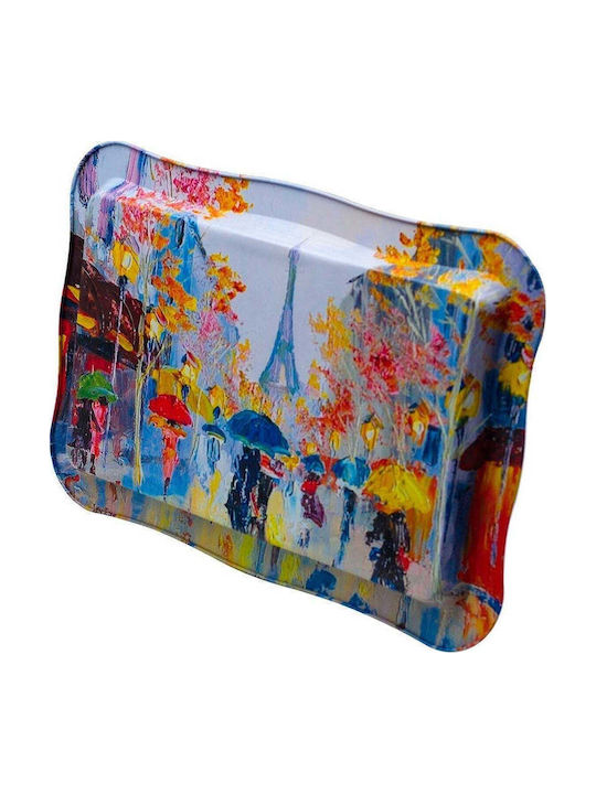 SteweHome Metallic Serving Tray 24x36cm